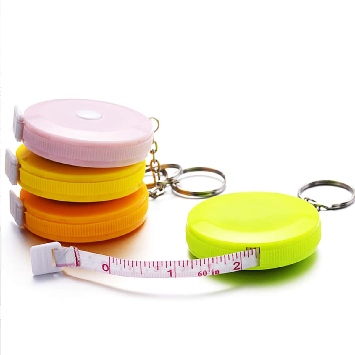 

1pc Round Random Tape Measure, Multicolor