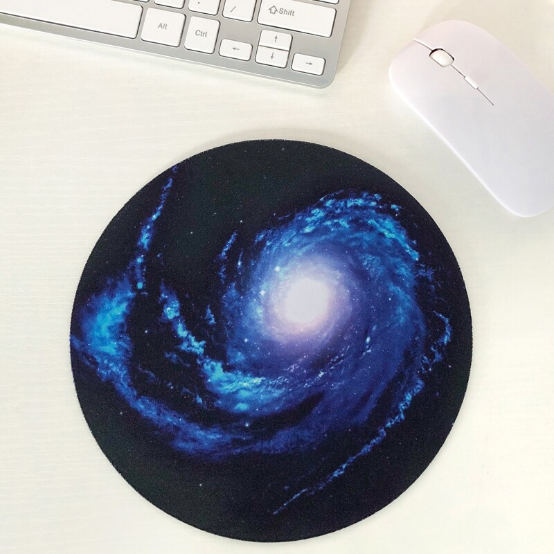 

Galaxy Round Mouse Pad, Multicolor