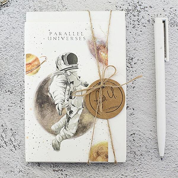 

30sheets Astronaut Print Postcard, Multicolor