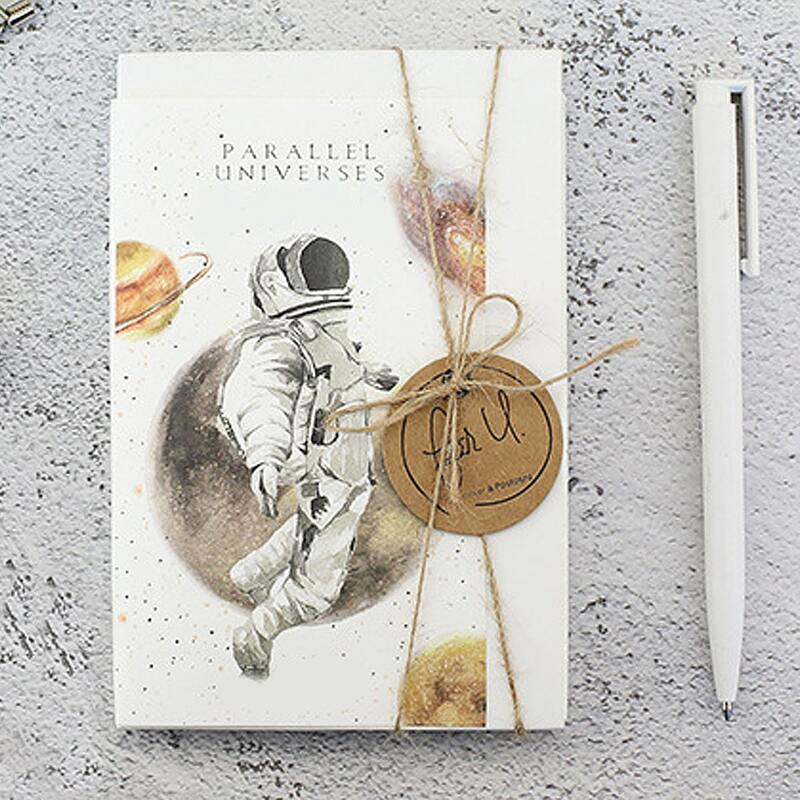

30sheets Astronaut Print Postcard, Multicolor