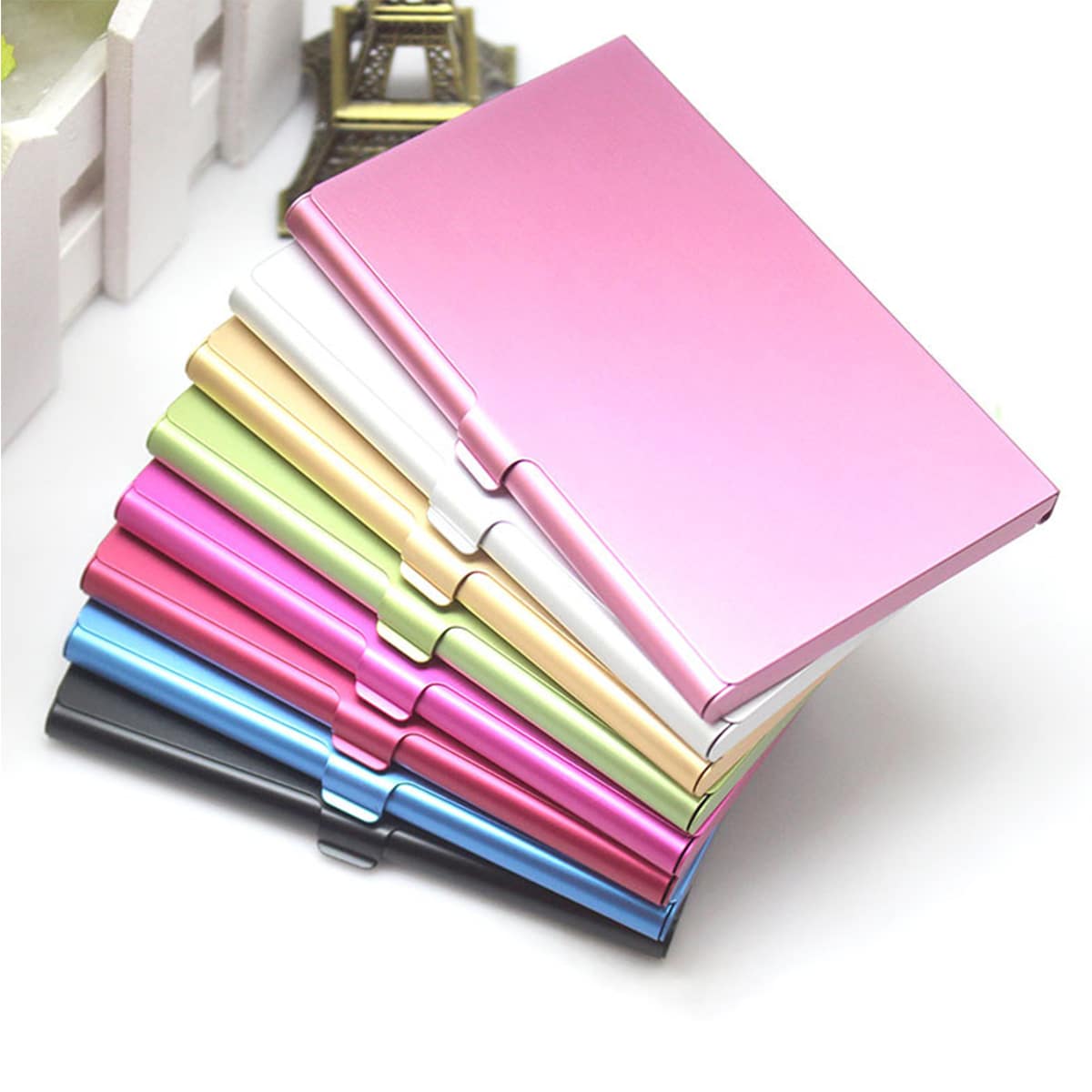 

1pc Metal Random Card Case, Multicolor