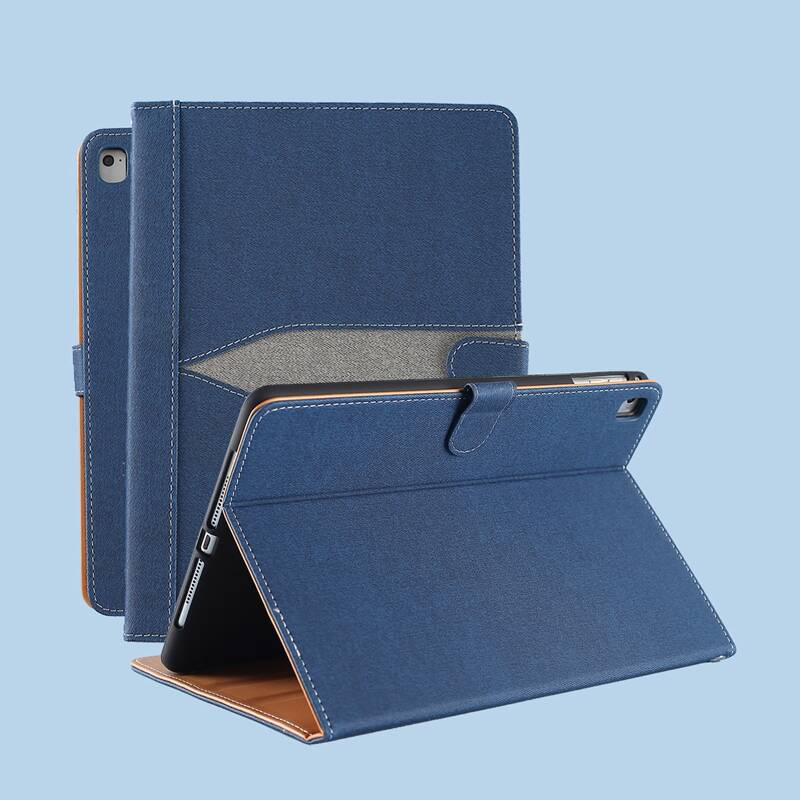 

Canvas iPad Case, Blue