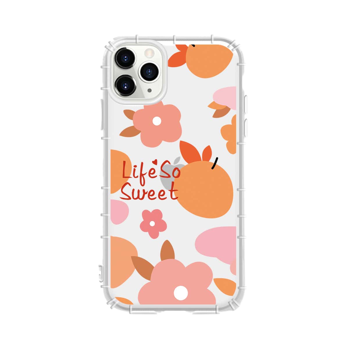 

Orange Clear iPhone Case, Multicolor