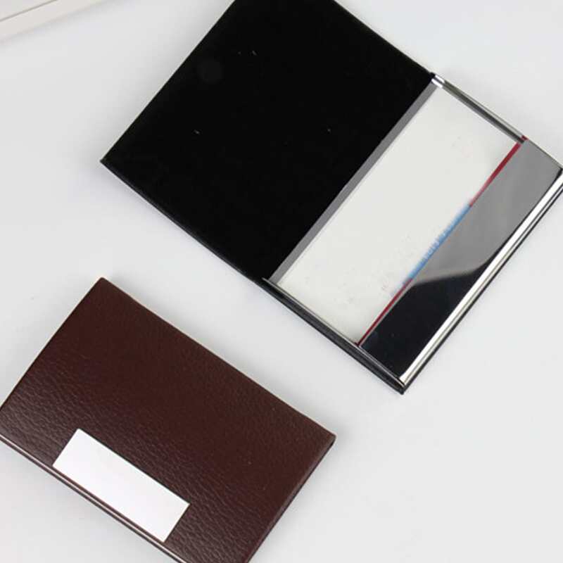 

1pc Random PU Card Case, Multicolor