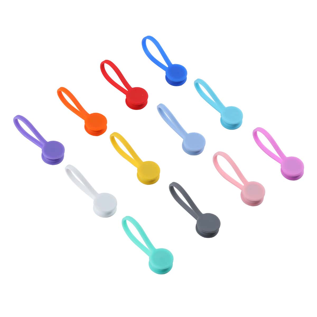 

2pcs Random Magnetic Cable Winder, Multicolor