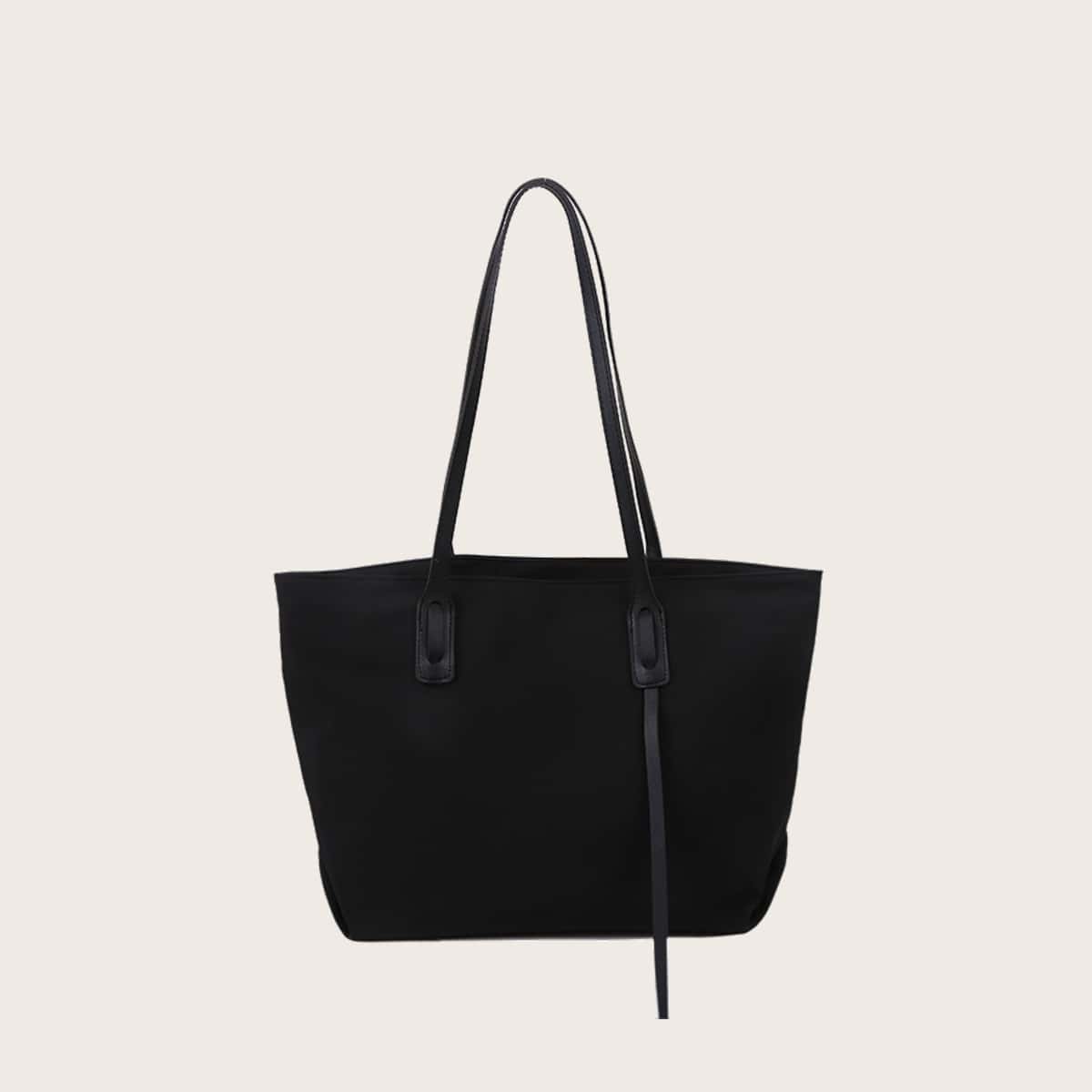 

Minimalist Tote Bag, Black