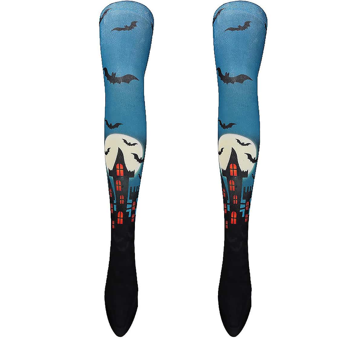 

Halloween Pattern Knee Length Socks, Multicolor