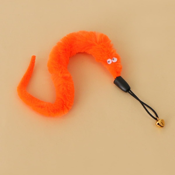 

Plush Cat Toy, Orange