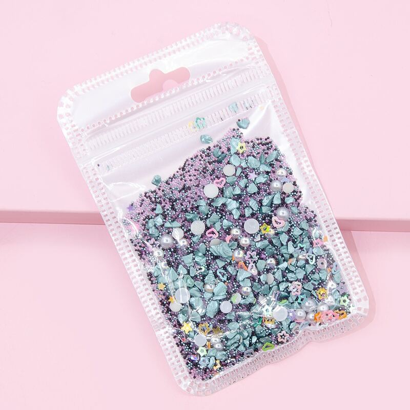 

1pack Stone Nail Art Decoration, Multicolor