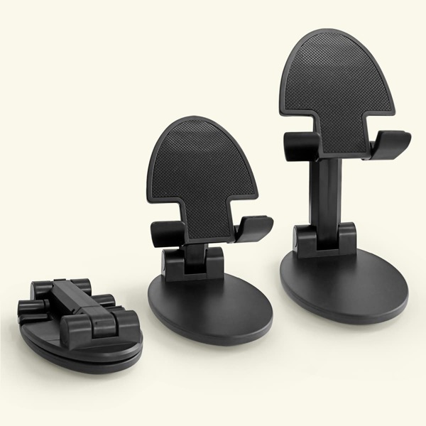 

Foldable Desktop Phone Holder, Black