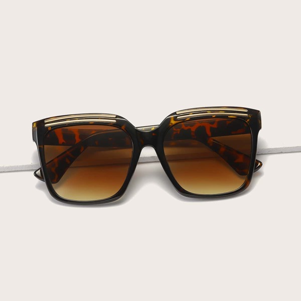 

Metal Detail Tinted Lens Sunglasses, Multicolor