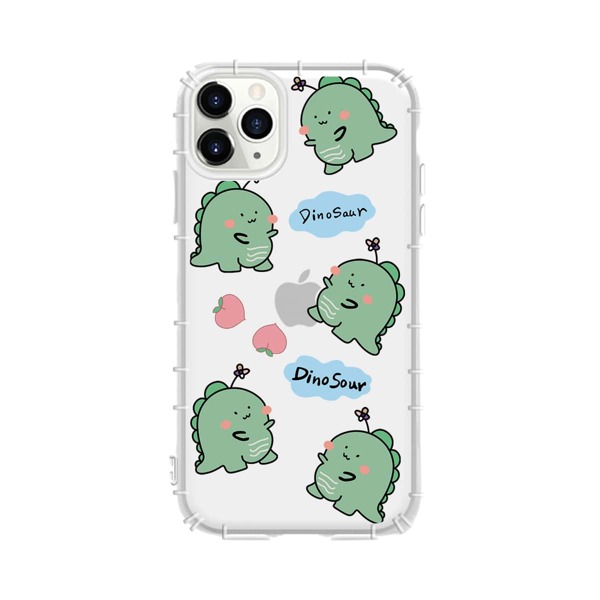 

Dinosaur Cartoon Graphic iPhone Case, Multicolor