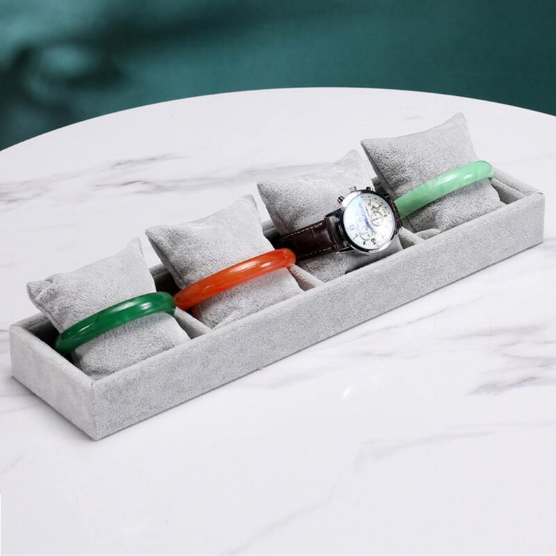 

1pc Jewelry Storage Box & 4pcs Pillow, Grey