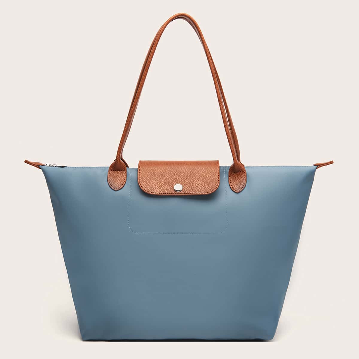 

Minimalist Waterproof Large Capacity Tote Bag, Baby blue