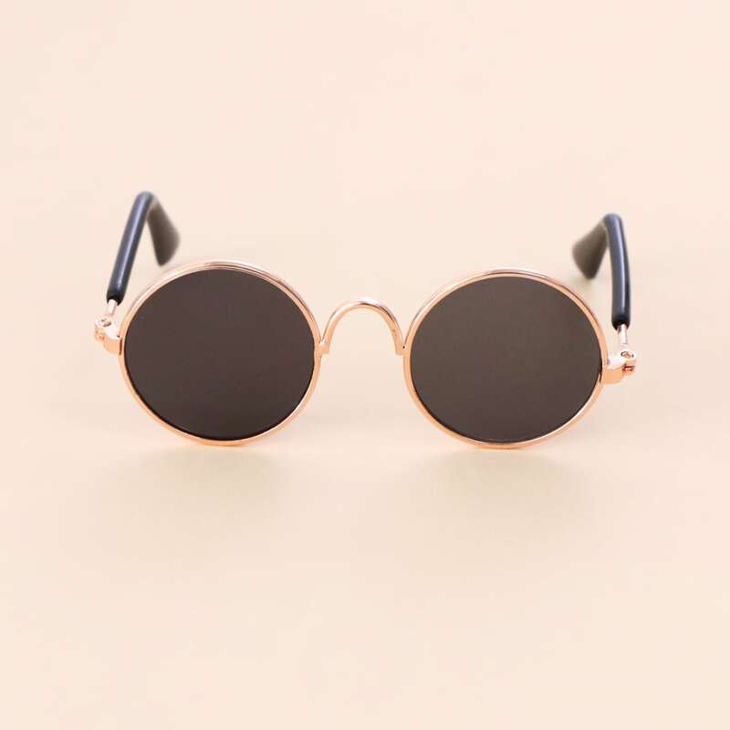 

Round Lens Cat Sunglasses, Black