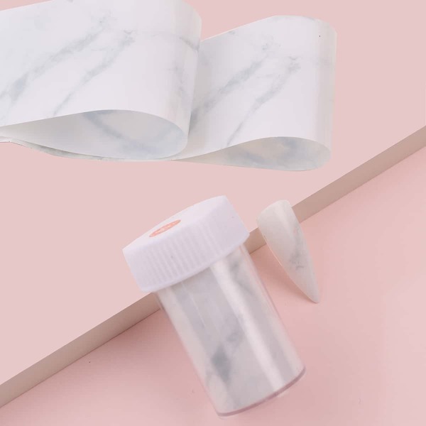 

1pc Marble Pattern Nail Sticker, Multicolor