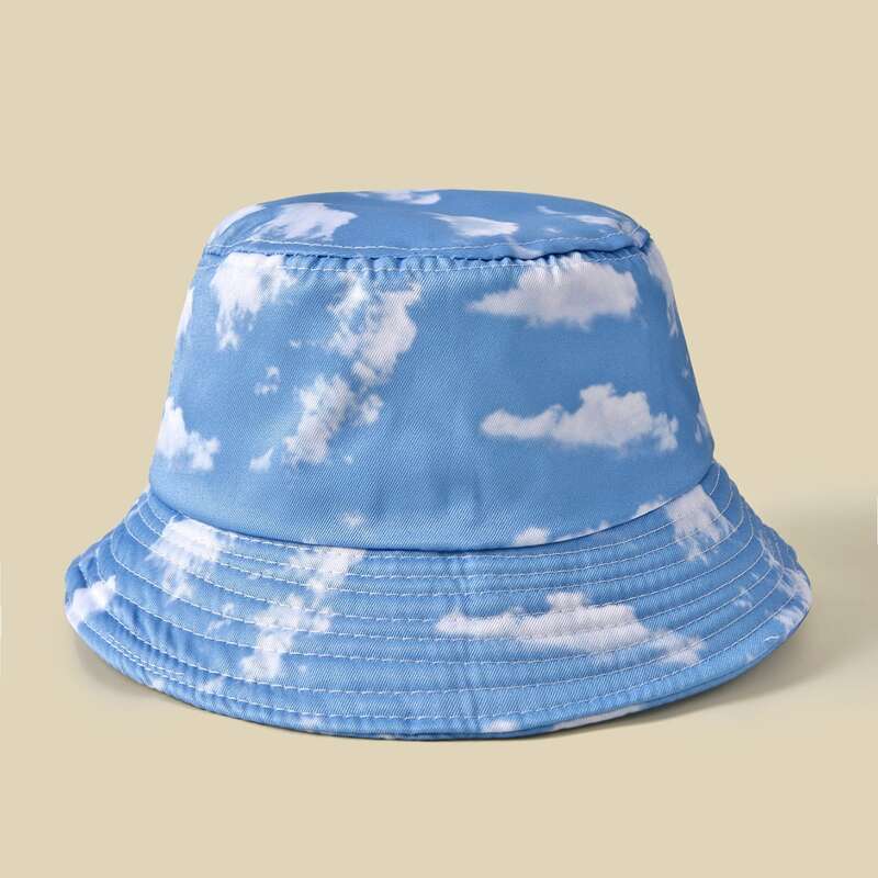 

Graphic Bucket Hat, Blue