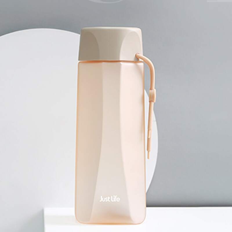 

1pc Letter Graphic Tritan Bottle, Khaki