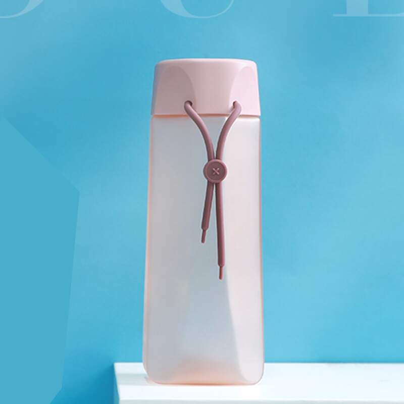 

1pc Letter Graphic Tritan Bottle, Pink