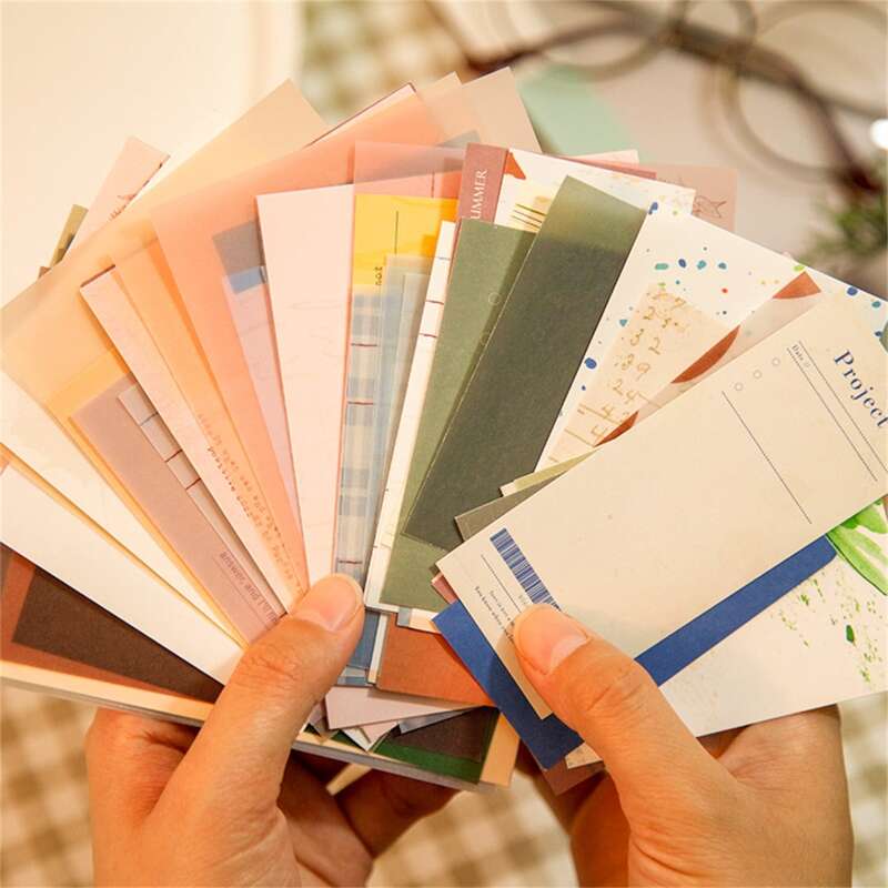 

20sheets Random Pattern Material Paper, Multicolor