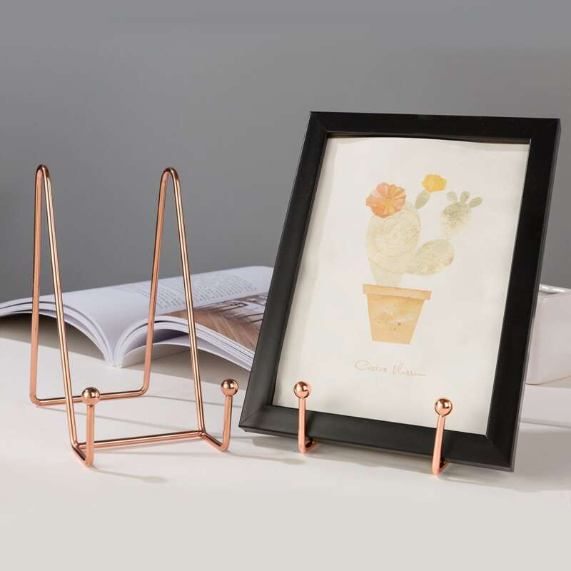 

1pc Metal File Holder, Rose gold