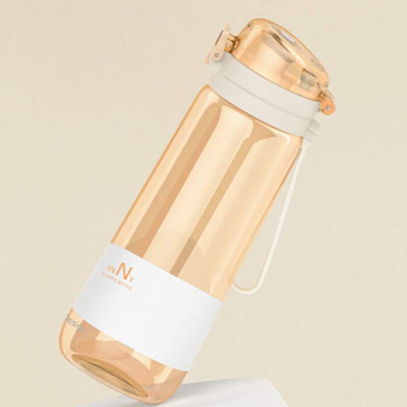 

1pc Portable Tritan Bottle, Khaki