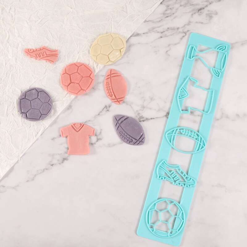 

1pc Plastic Biscuit Mold, Blue