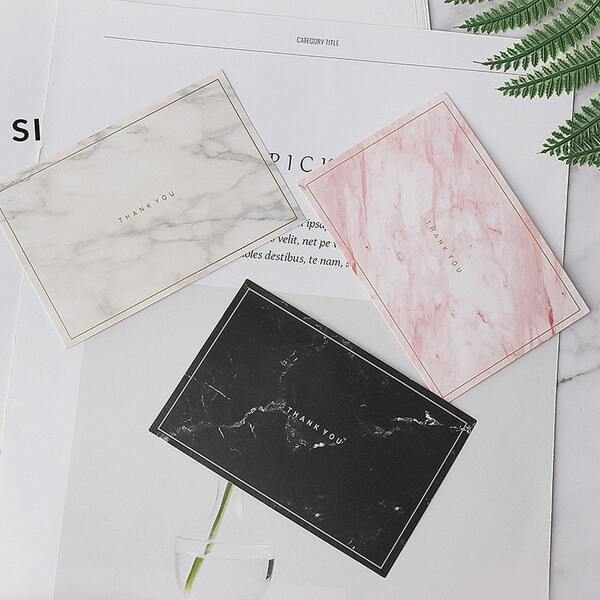 

2pcs Random Marble Pattern Envelope & 10pcs Writing Paper, Multicolor