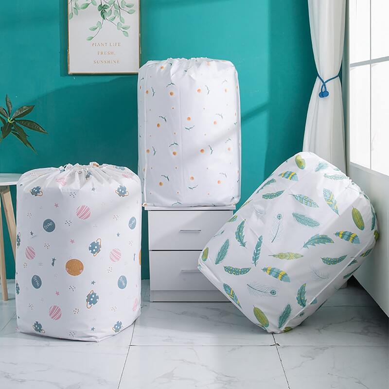 

1pc Random Drawstring Quilt Storage Bag, Multicolor