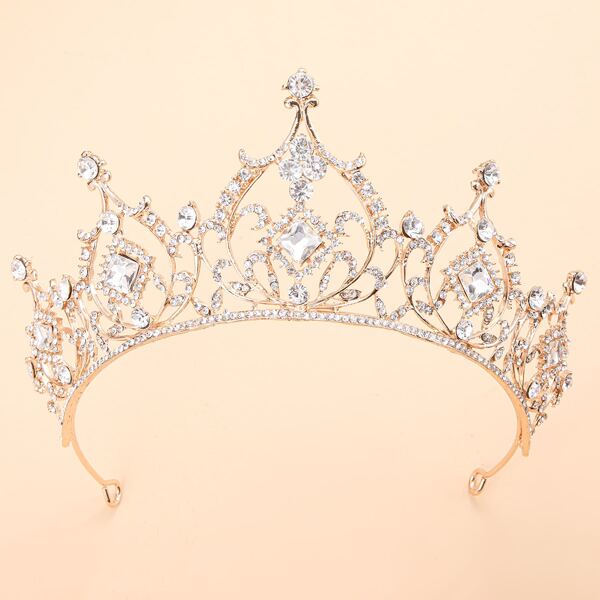 

Rhinestone Decor Hair Hoop, Gold