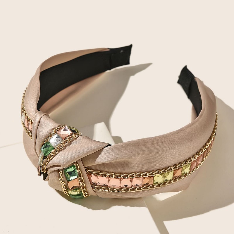 

Gemstone Decor Hair Hoop, Multicolor