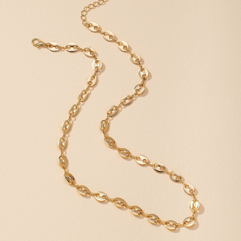 

Simple Chain Necklace, Gold