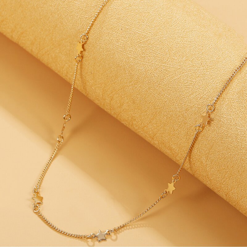

Star Decor Necklace, Gold