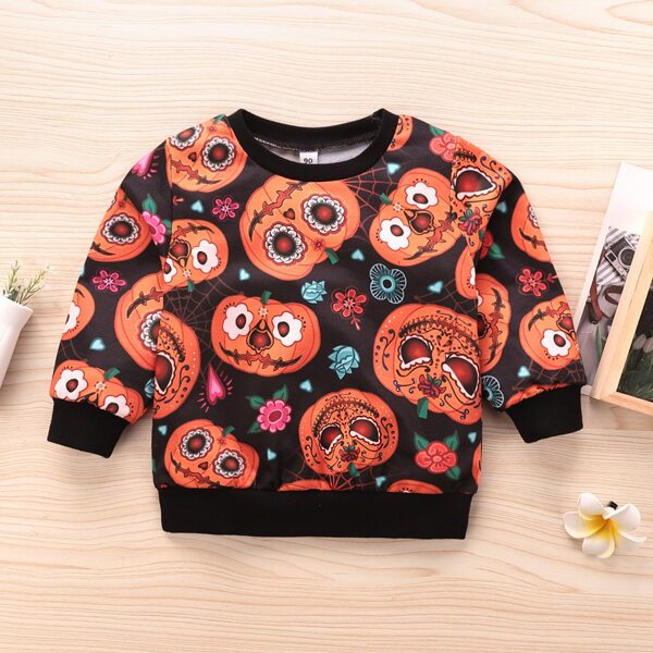 

Toddler Boys Halloween Print Sweatshirt, Multicolor