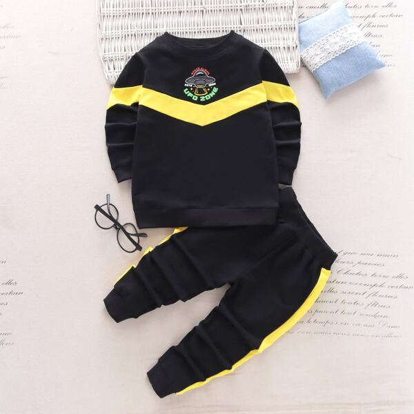 

Toddler Boy Two-piece Outfits, Black