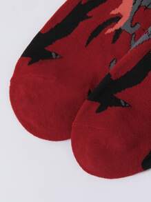 Calcetines de hombres con estampado de dibujos animados - Multicolor - Ver 4