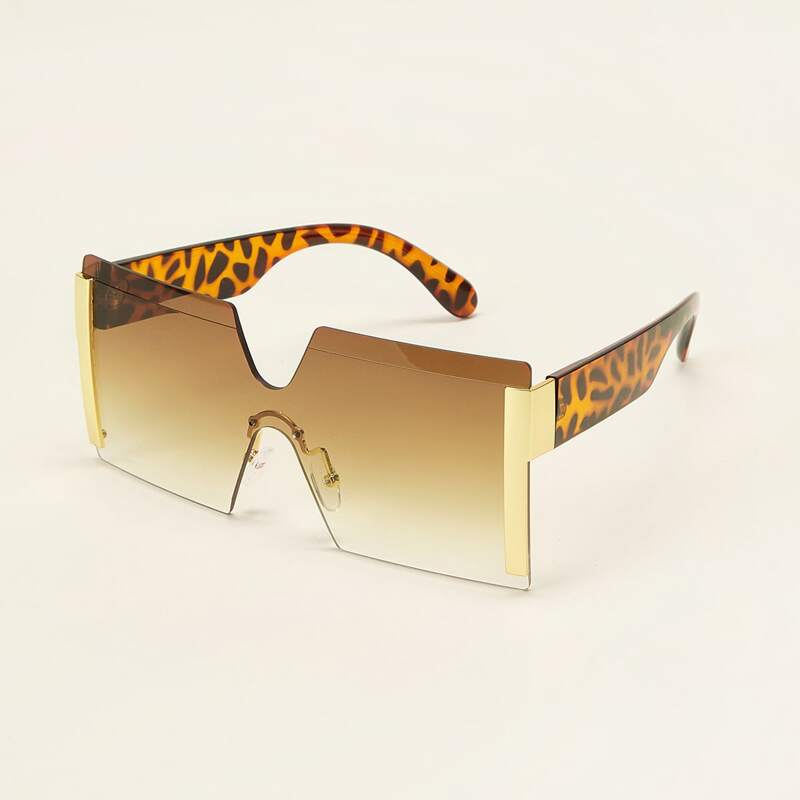 

Tortoiseshell Frame Sunglasses, Brown