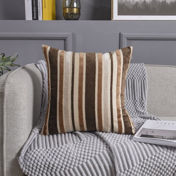 

Striped Pattern Cushion Cover Without Filler, Multicolor