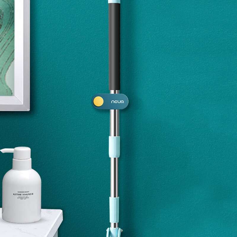 

Wall Mounted Mop Holder, Blue