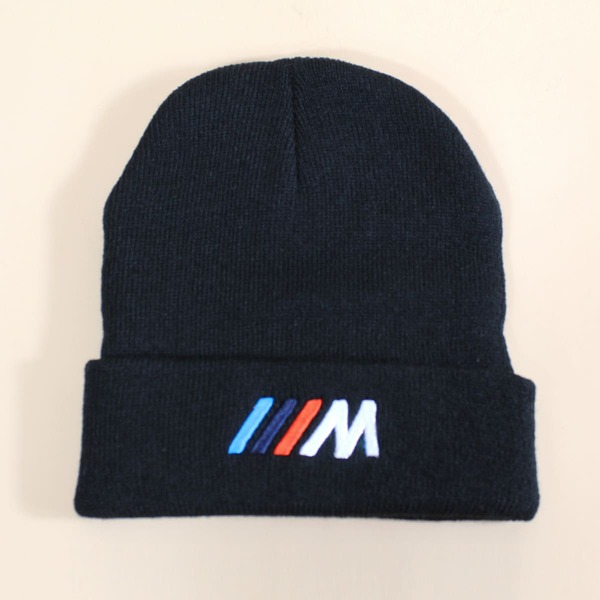 

Men Embroidery Beanie, Black