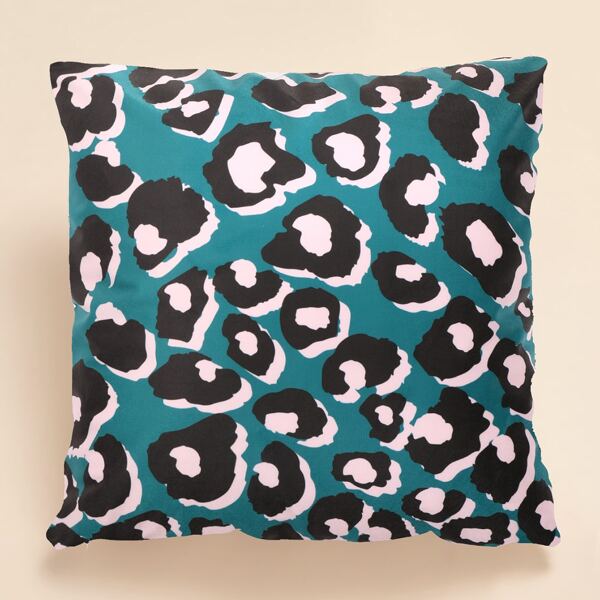 

Leopard Print Cushion Cover Without Filler, Multicolor