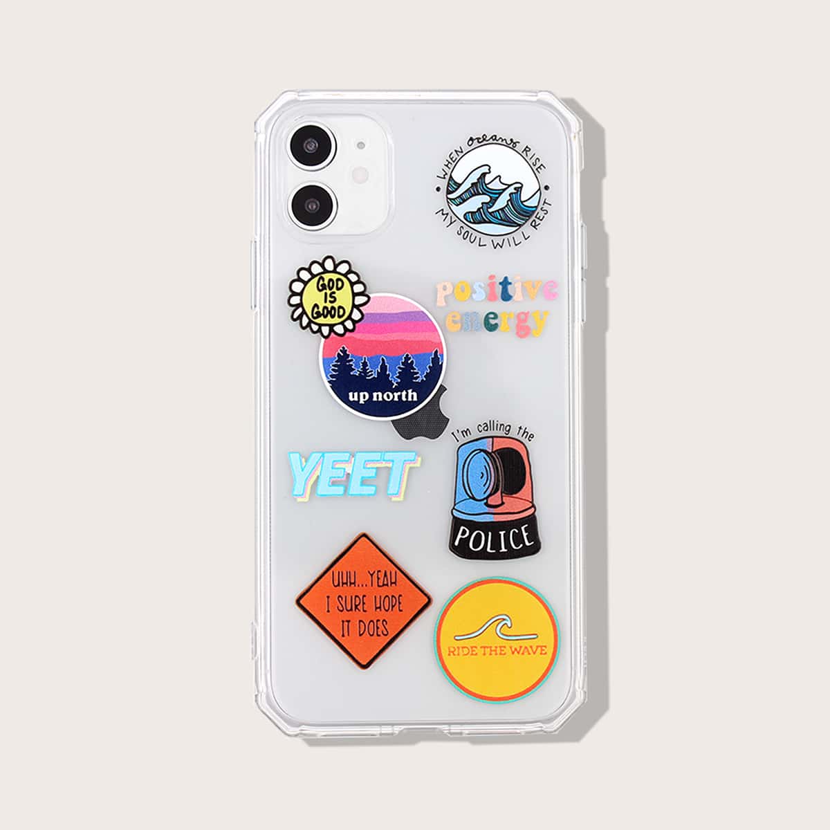 

Graphic iPhone Case, Clear