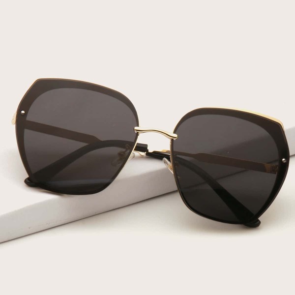 

Geometric Shaped Sunglasses, Dark grey