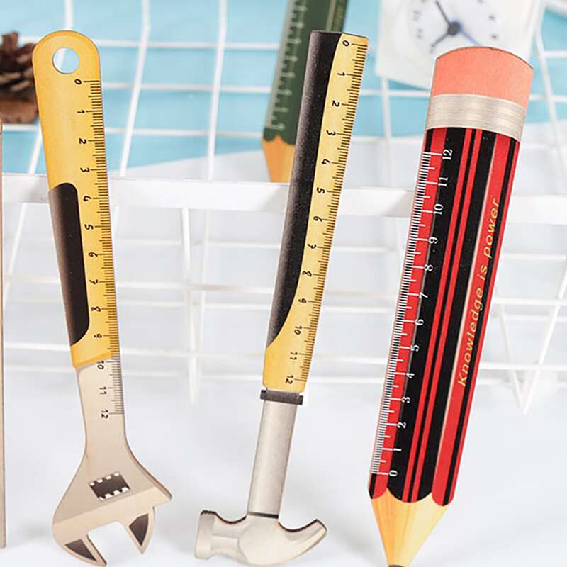 

2pcs Random Pattern Ruler Set, Multicolor