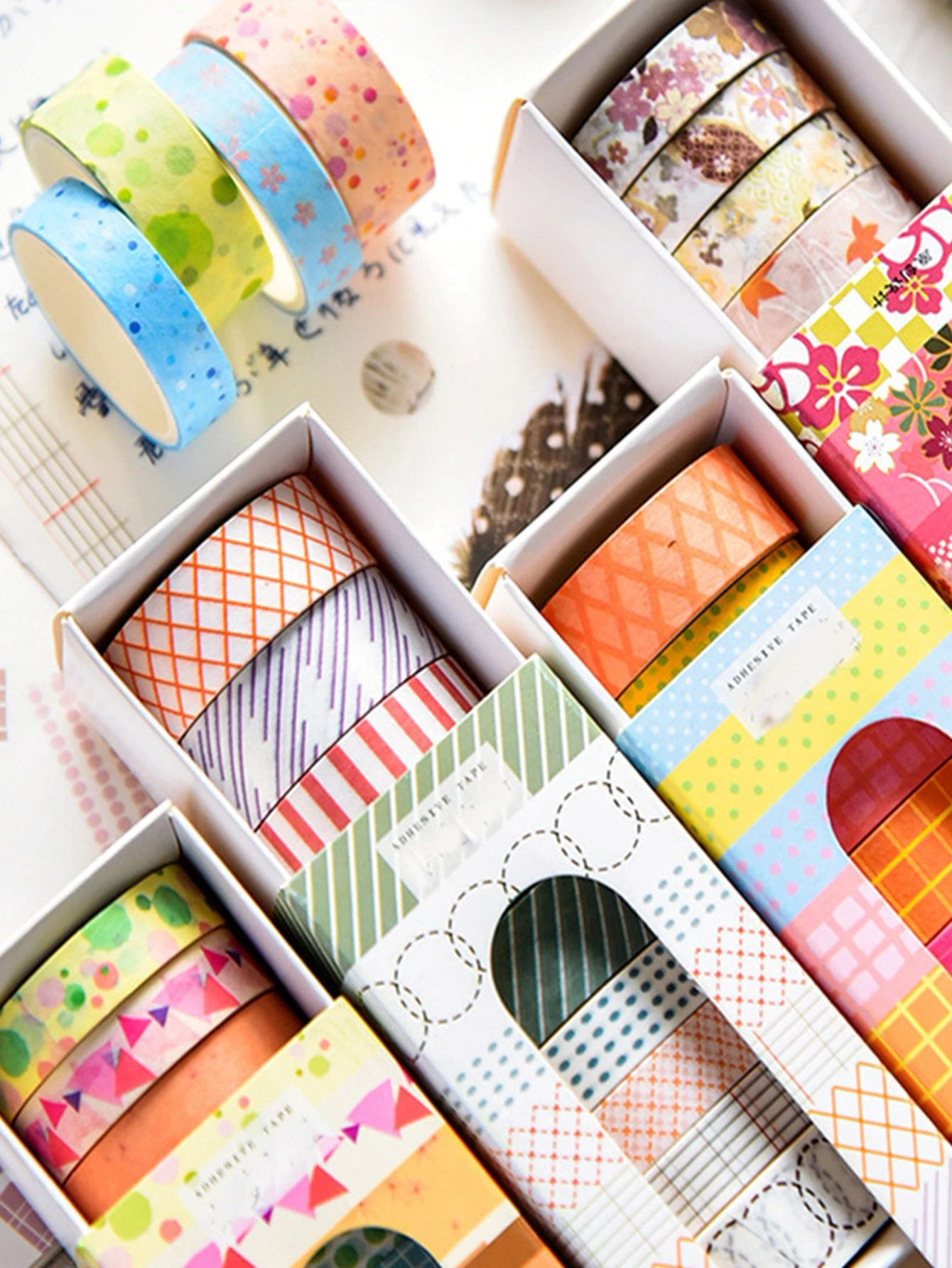 1 Rollo Cinta Diy Con Estampado De Dibujo Mode De Mujer Shein España