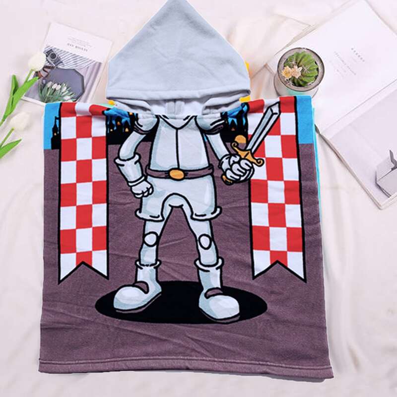 

Kids Cartoon Graphic Bath Towel, Multicolor