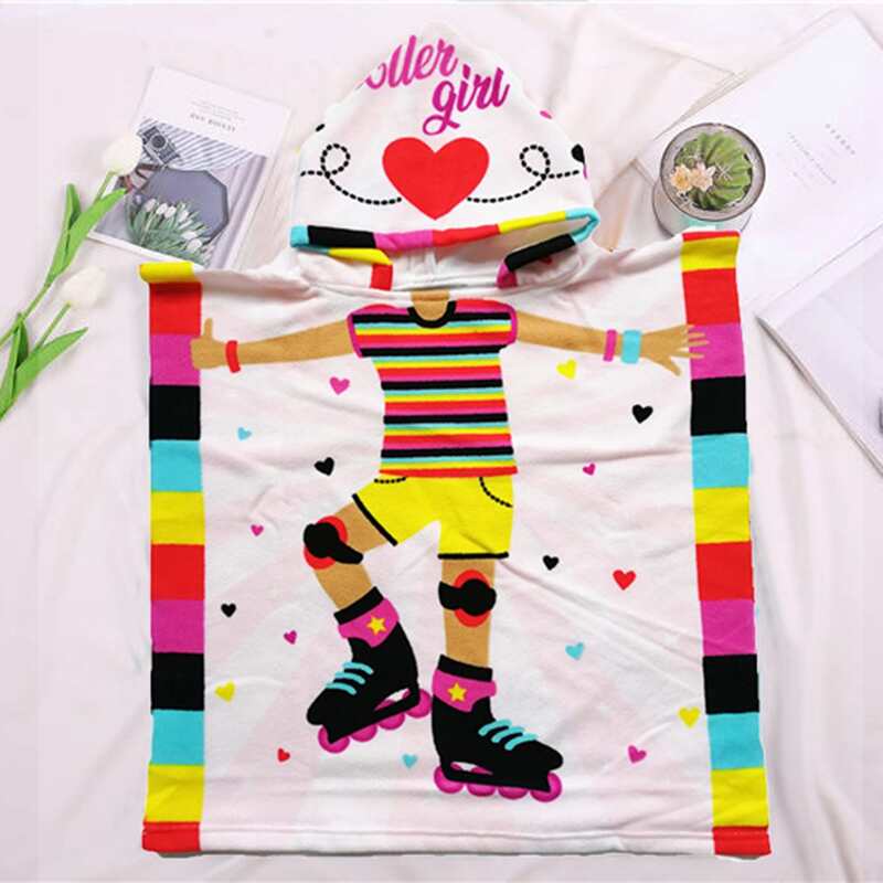 

Kids Cartoon Graphic Bath Towel, Multicolor