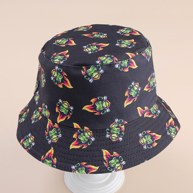 

Cartoon Bucket Hat, Black