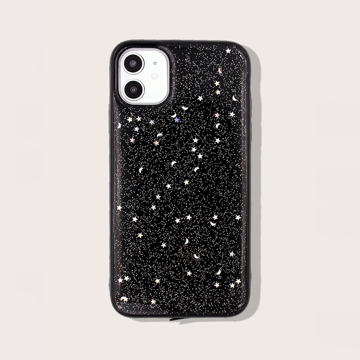 

Star Pattern iPhone Case, Black