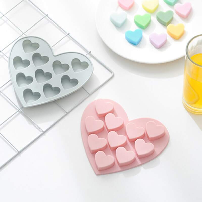 

1pc Heart Shaped Random Color Mold, Multicolor